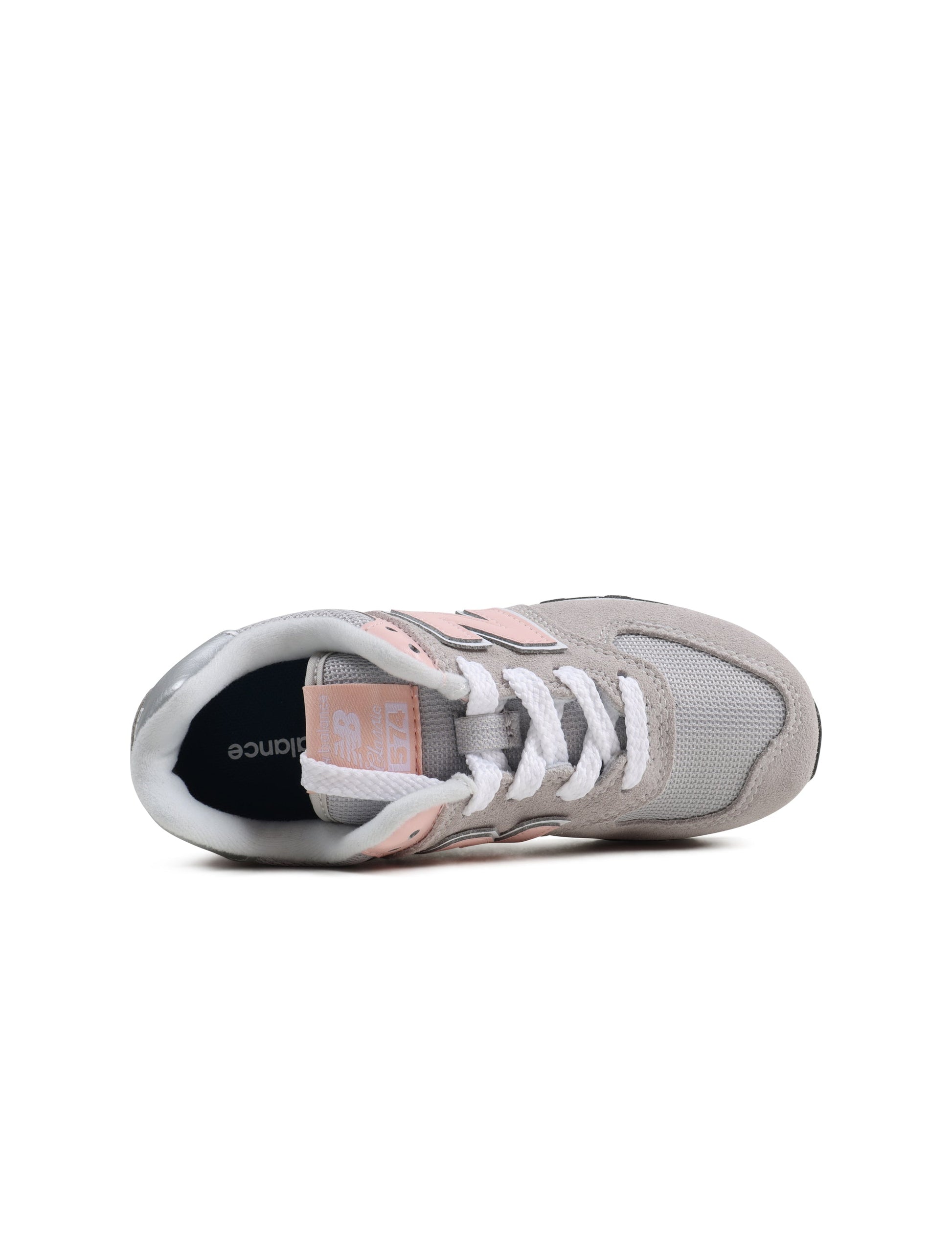New Balance (PS) 574 - Rain Cloud/ Pink Haze Denim Exchange