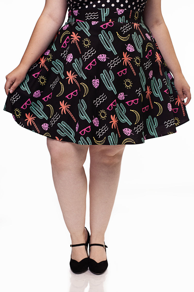 Summer Fun Skater Skirt - Small only Retrolicious