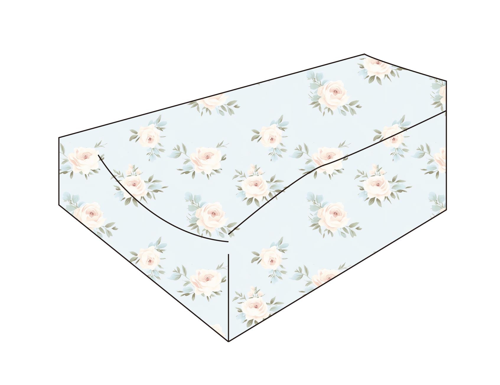 Cosette - Changing Pad Cover Blush Lotus
