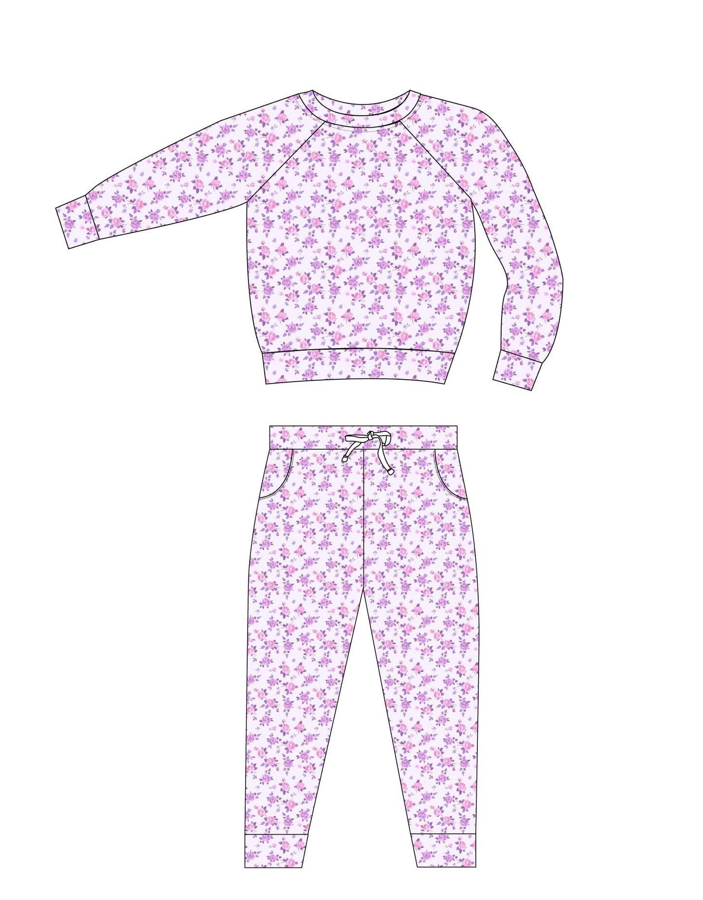 Kapri - Define Terry Set Blush Lotus