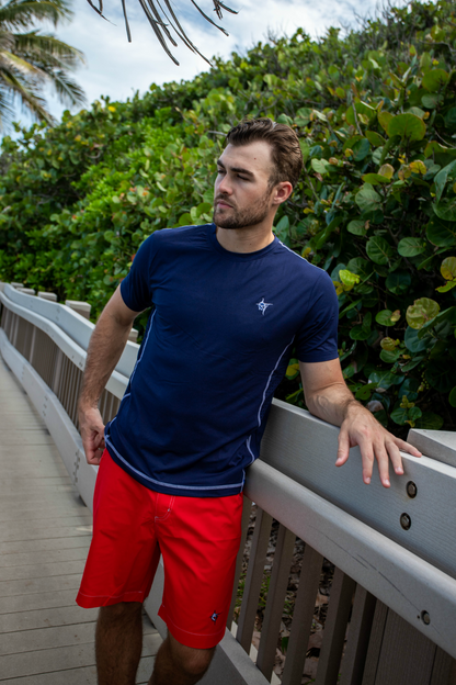 Grander Short Sleeve Performance Tee White Water Life