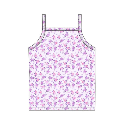 Kapri (ribbed) - Bamboo Tank Blush Lotus