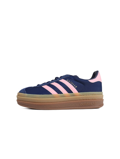 Adidas Womens Gazelle Bold - Dark Blue/Pink Denim Exchange