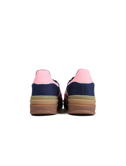 Adidas Womens Gazelle Bold - Dark Blue/Pink Denim Exchange