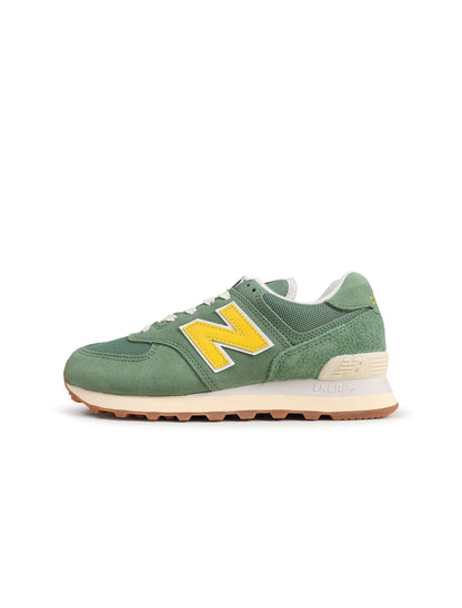 New Balance Women's 574 - Mallard Green Denim Exchange