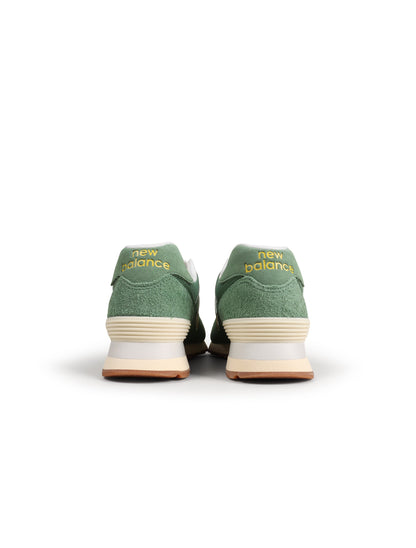 New Balance Women's 574 - Mallard Green Denim Exchange
