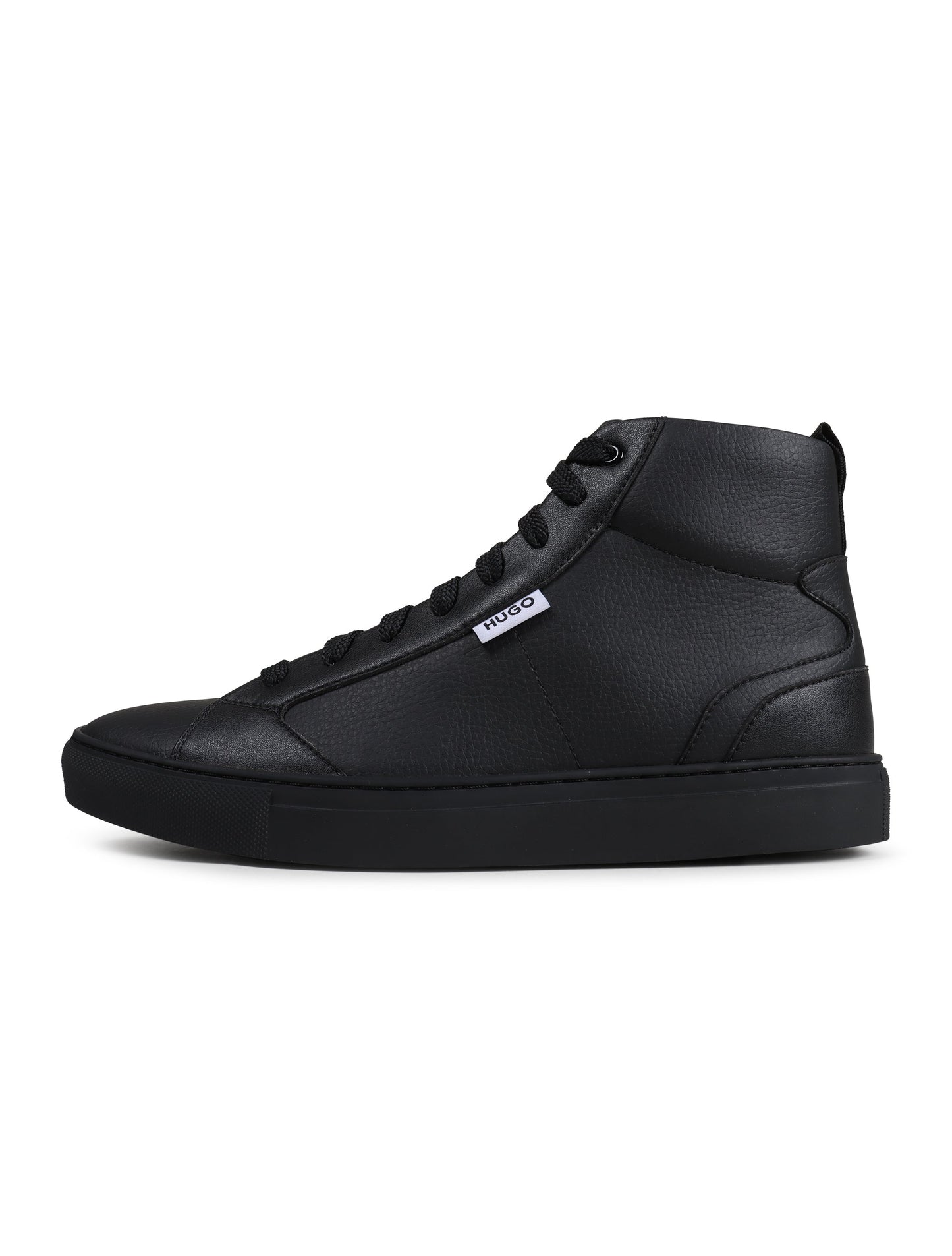 Hugo Morrie High Top Sneakers - Black Denim Exchange