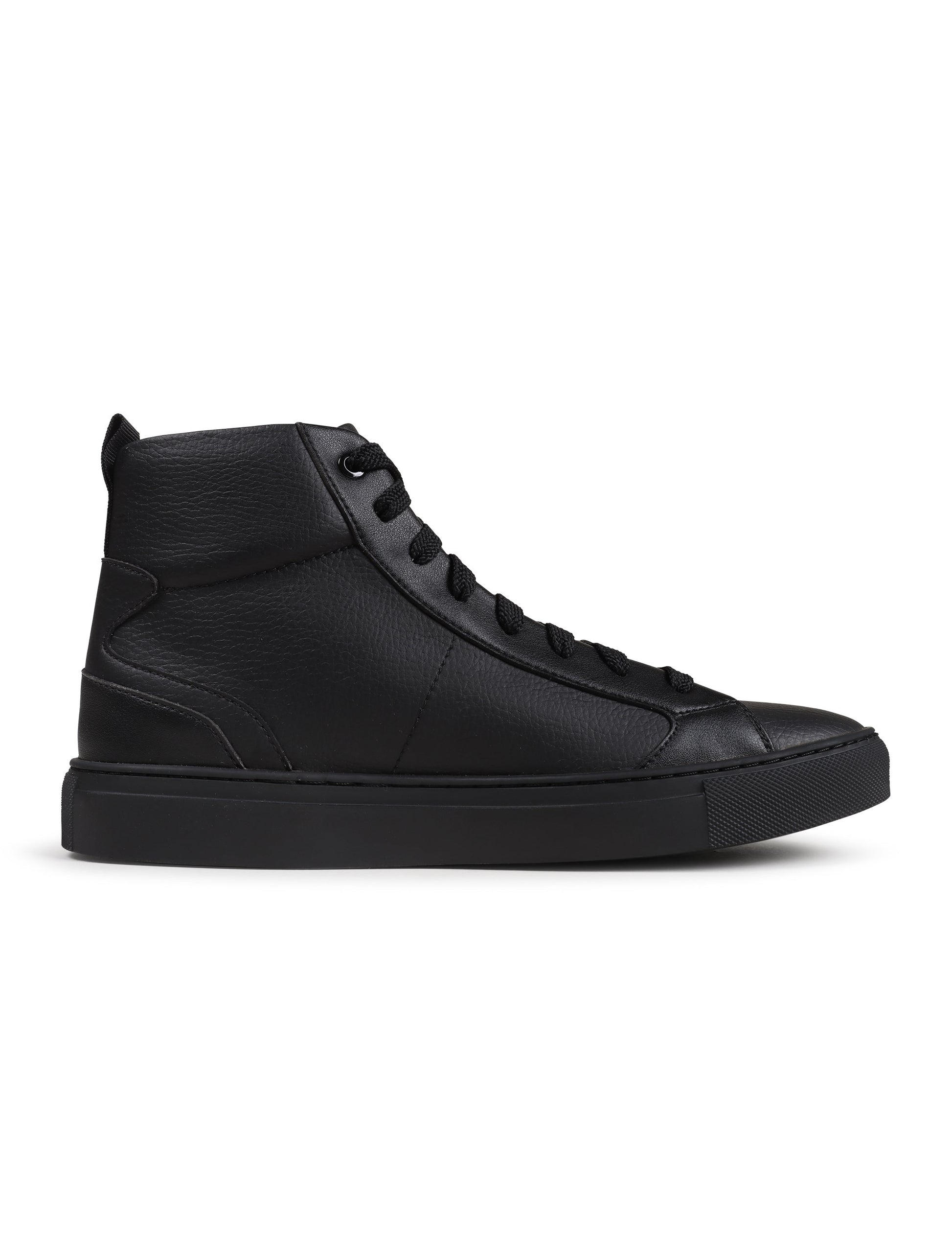 Hugo Morrie High Top Sneakers - Black Denim Exchange