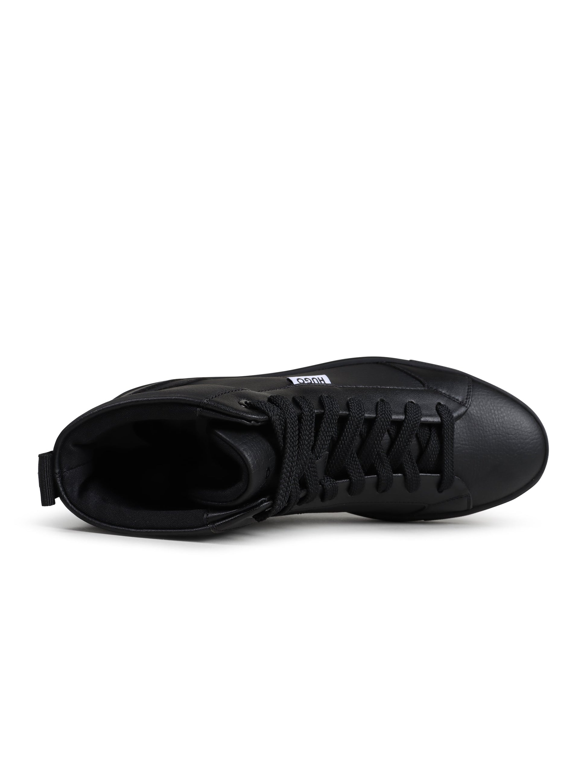 Hugo Morrie High Top Sneakers - Black Denim Exchange