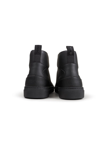 Hugo Morrie High Top Sneakers - Black Denim Exchange