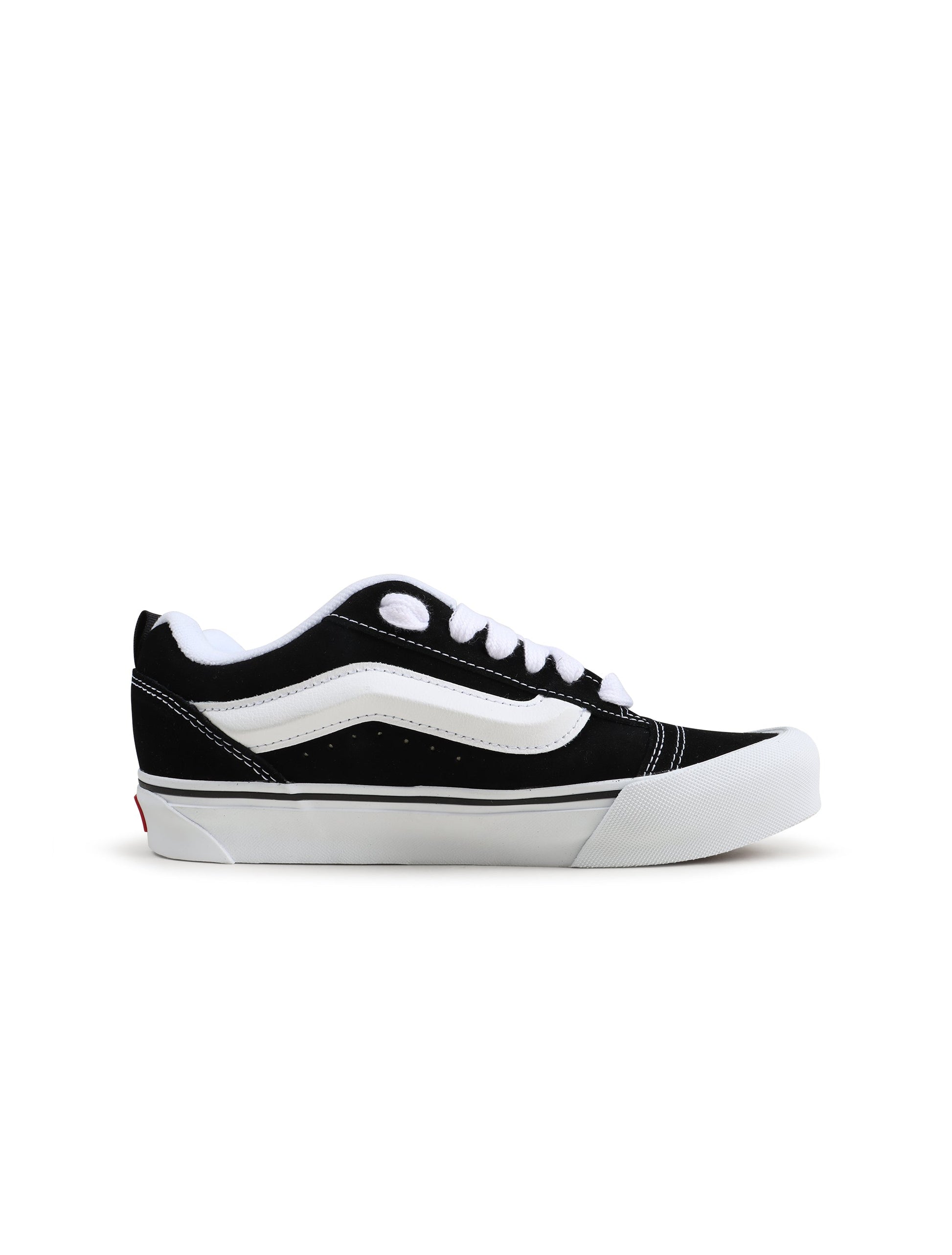 Vans Big Kids Knu Skool - Black/White Denim Exchange