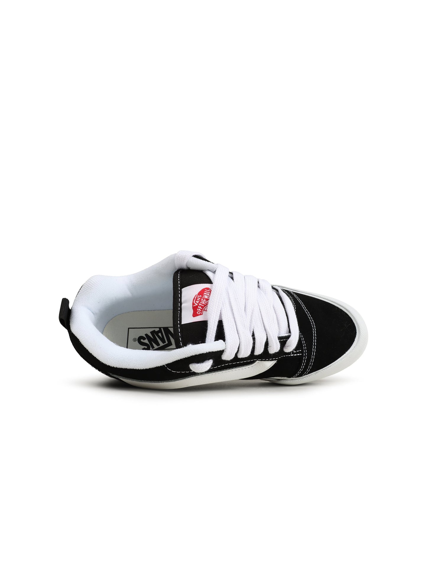 Vans Big Kids Knu Skool - Black/White Denim Exchange