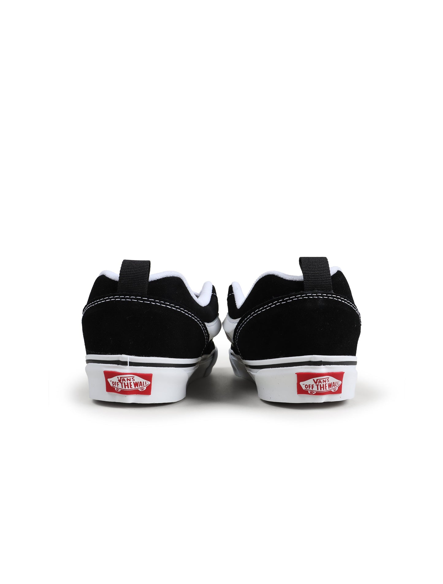 Vans Big Kids Knu Skool - Black/White Denim Exchange