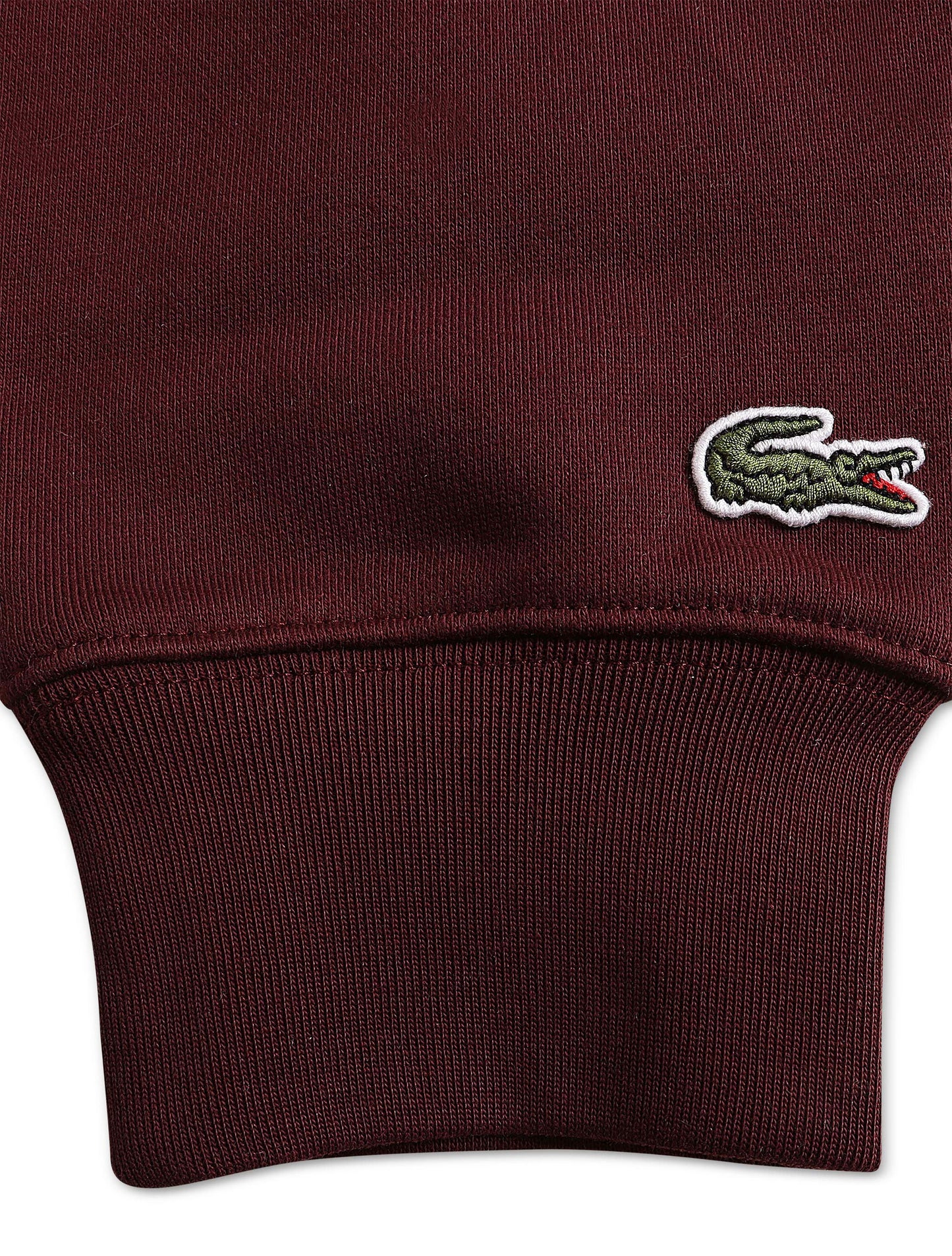 Lacoste Logo Hoodie - Burgundy Denim Exchange