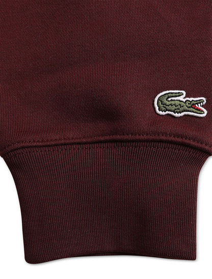 Lacoste Logo Hoodie - Burgundy Denim Exchange