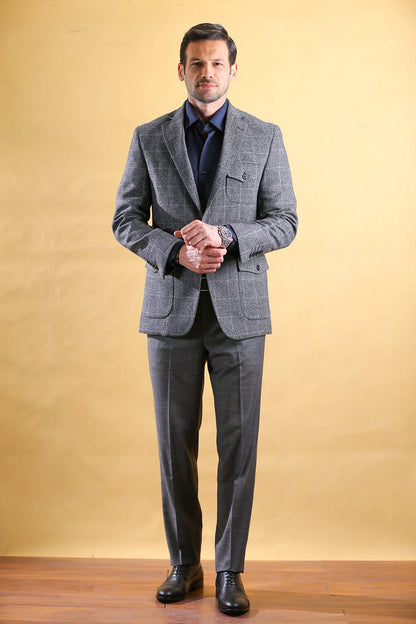 The Bespoke Blazer (New York Gray) Bright Moons