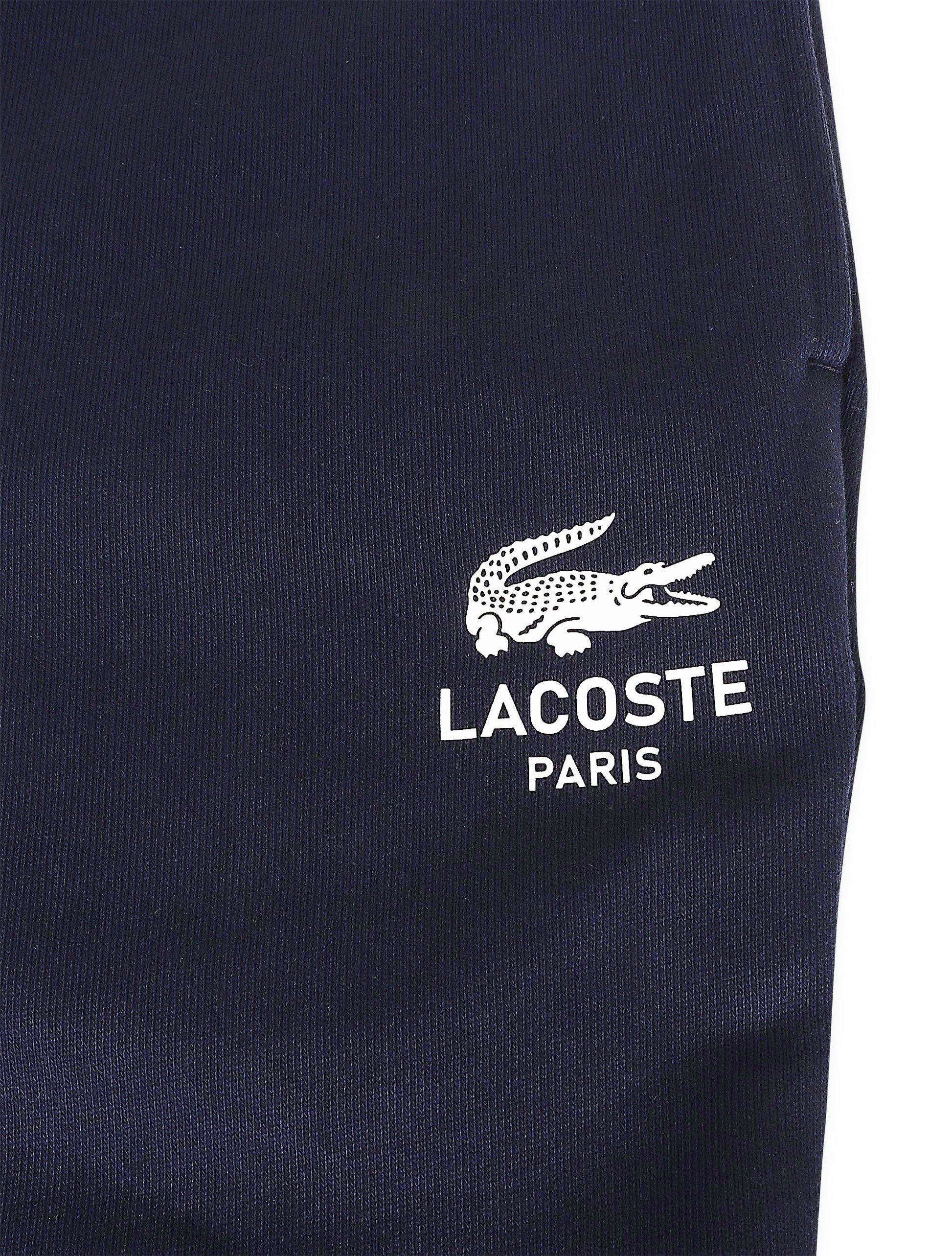 Lacoste Logo Print Joggers - Navy Blue Denim Exchange