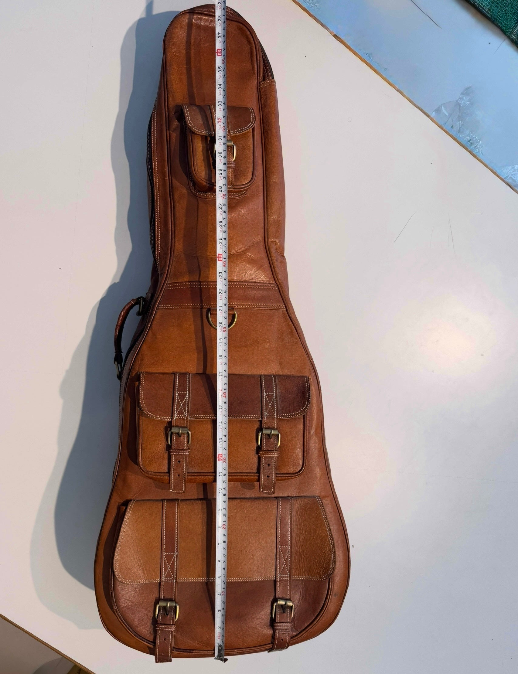 Personalized Leather Guitar Case Classy Leather Bags