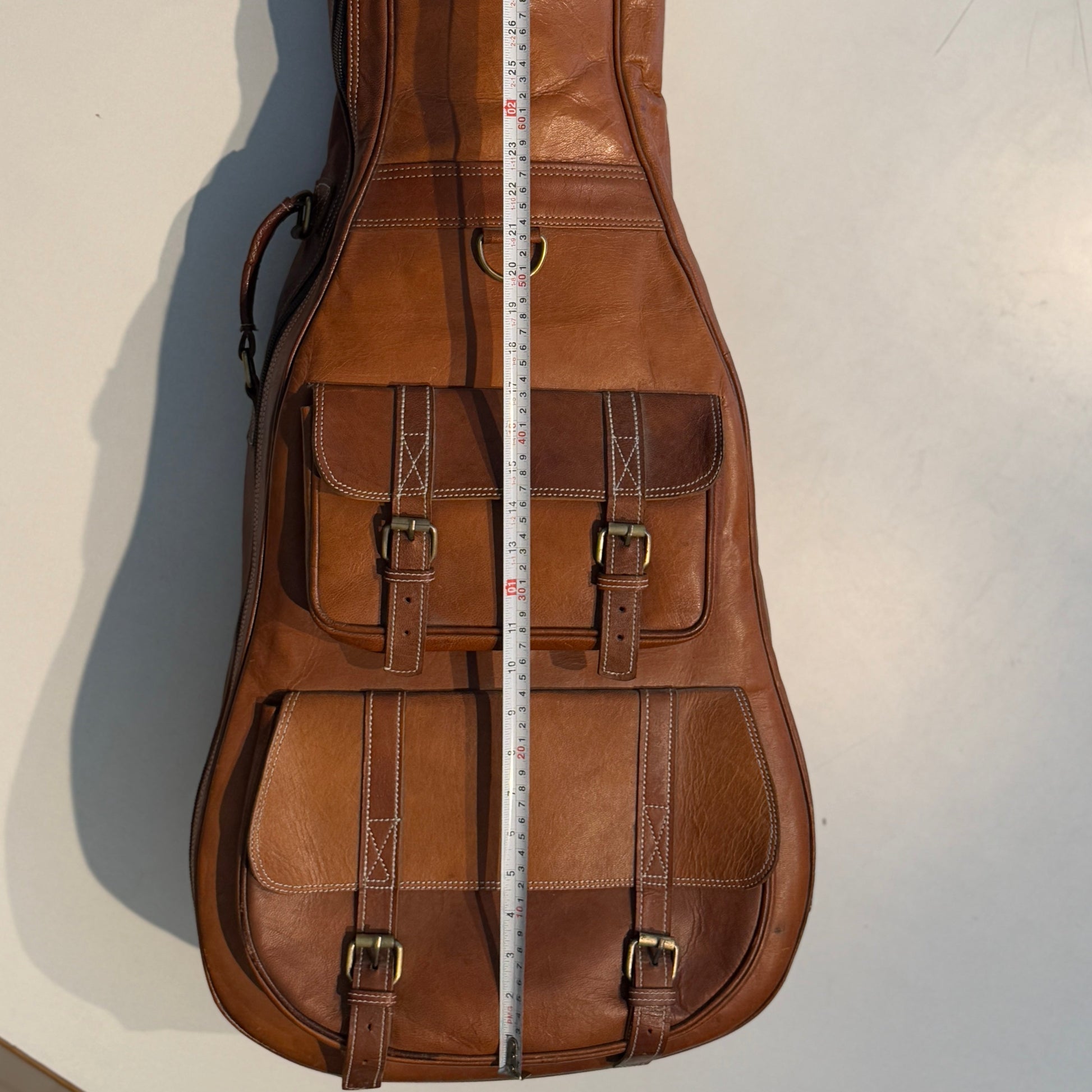 Personalized Leather Guitar Case Classy Leather Bags