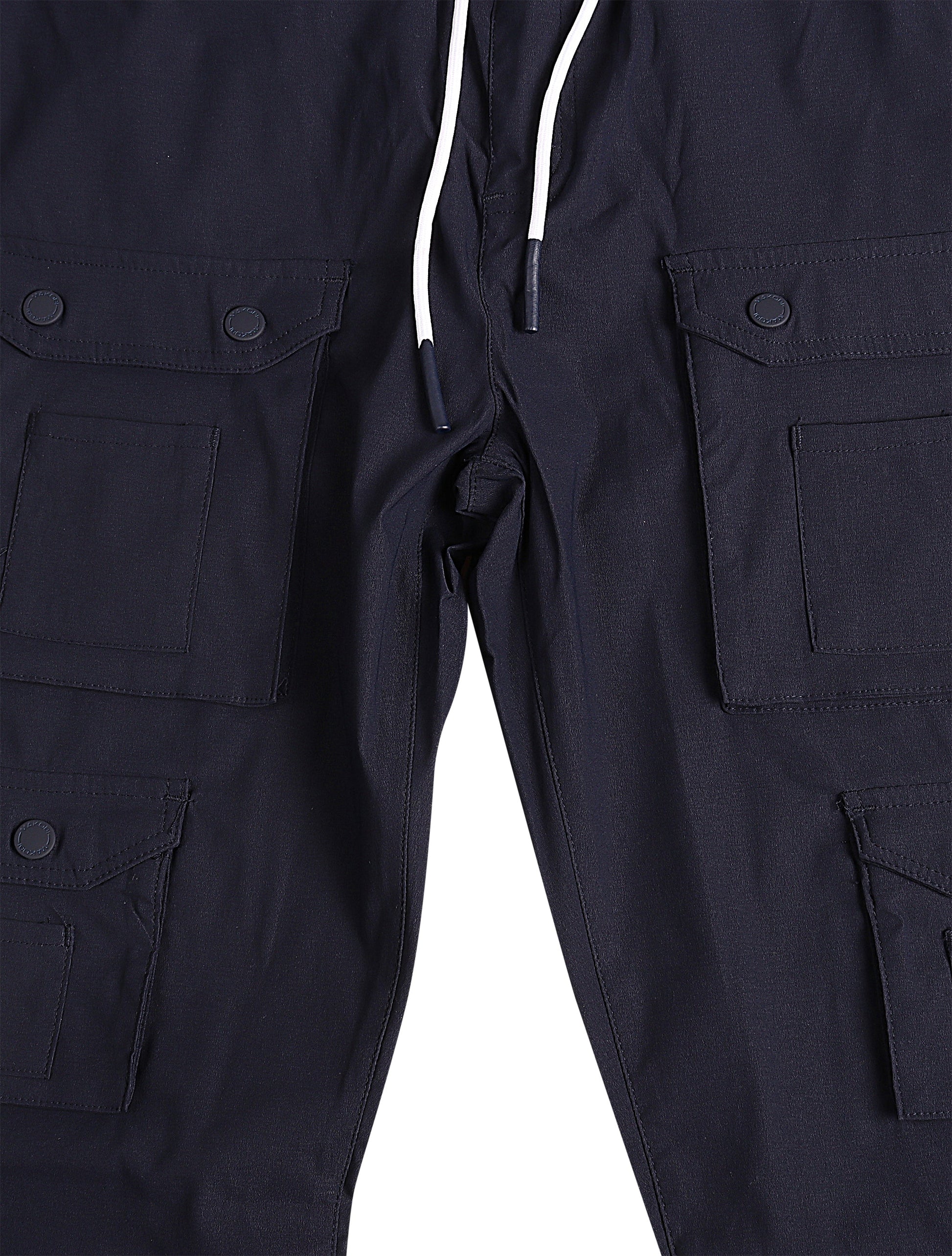 Makobi Colton Nylon Cargo Pants - Navy Denim Exchange