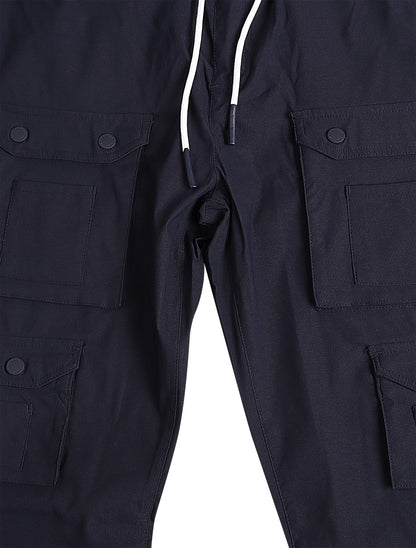 Makobi Colton Nylon Cargo Pants - Navy Denim Exchange