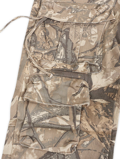 Smoke Rise Multi Cargo Pocket Slim Fit Jean - Hunting Camo Denim Exchange