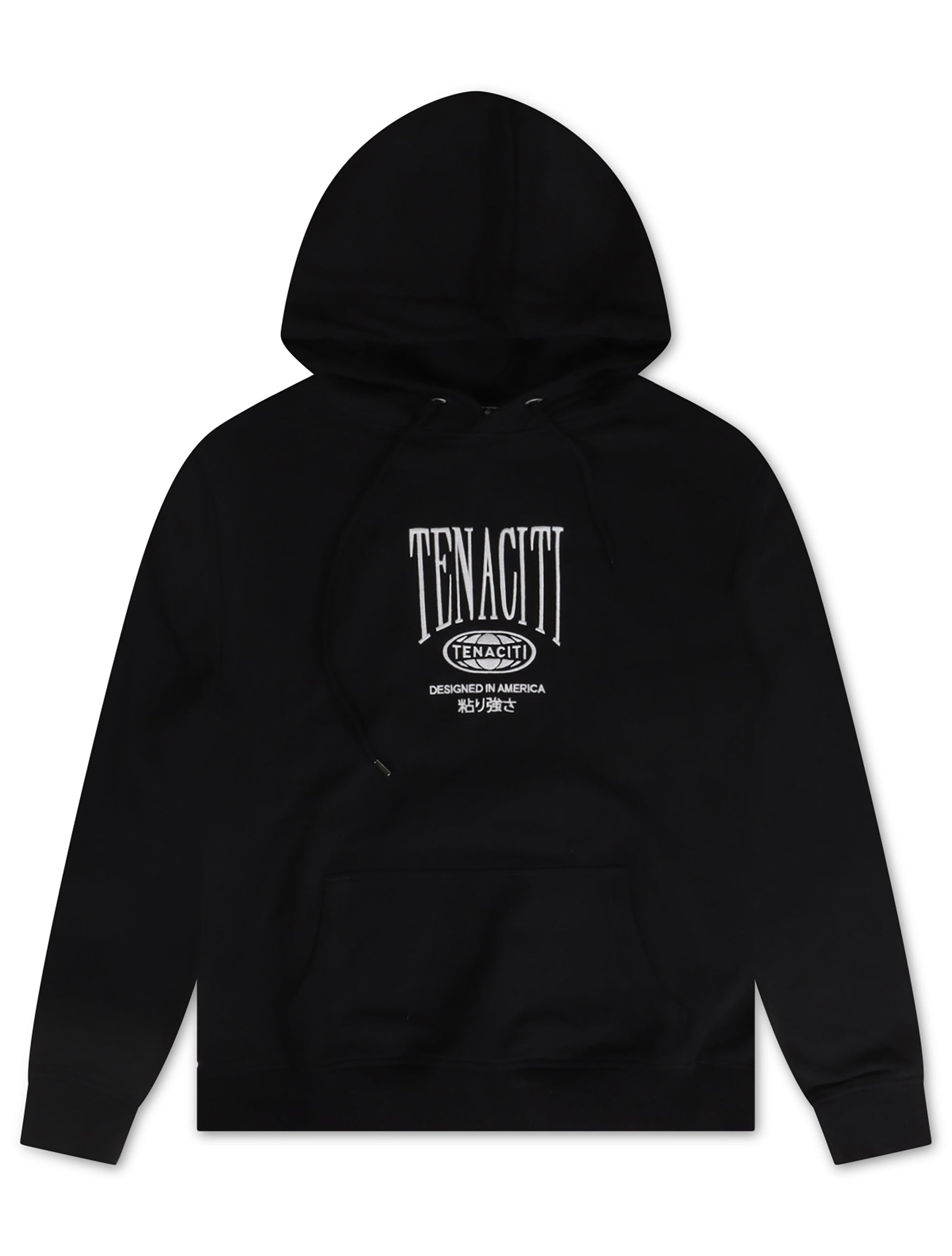 Tenaciti Designed in America Hoodie - Jet Black Denim Exchange