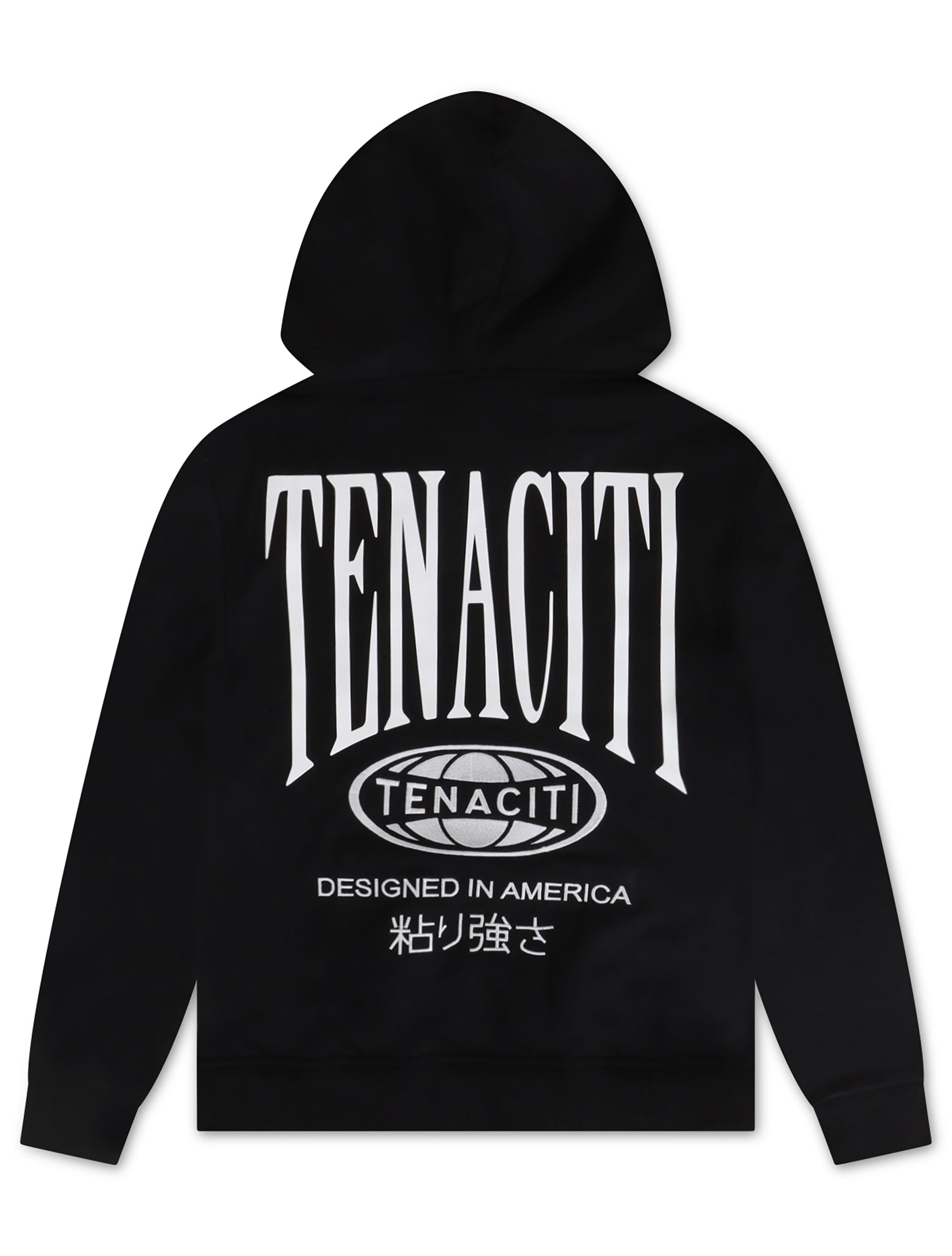 Tenaciti Designed in America Hoodie - Jet Black Denim Exchange