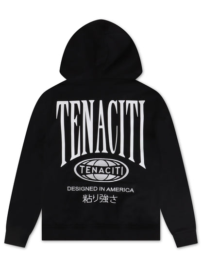 Tenaciti Designed in America Hoodie - Jet Black Denim Exchange