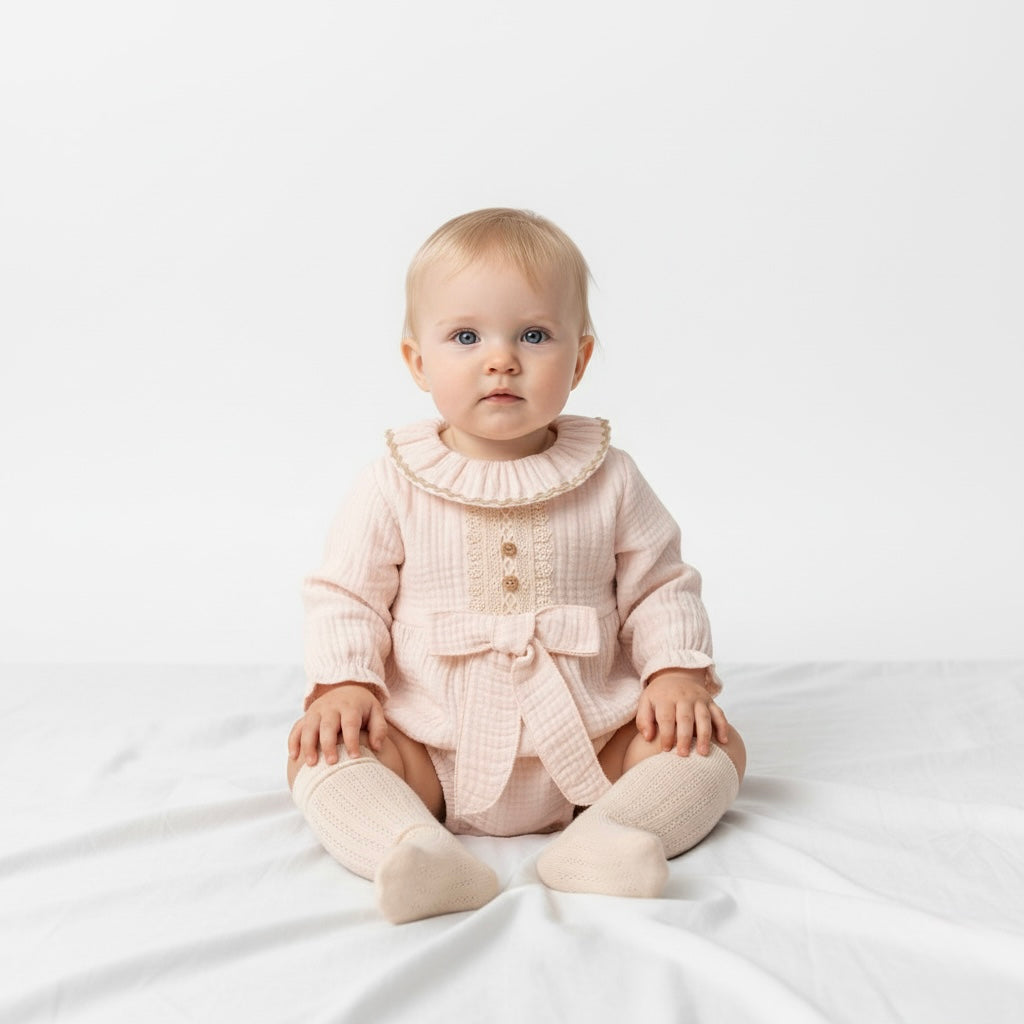 Amara Romper Set Honey and Hive