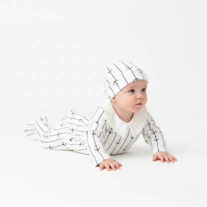 Nautical Anchor Romper Set Honey and Hive