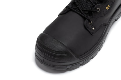 ROCKROOSTER Woodland Black 6 inch Waterproof Composite Toe Leather Work Boots AK662 Rock Rooster Footwear Inc