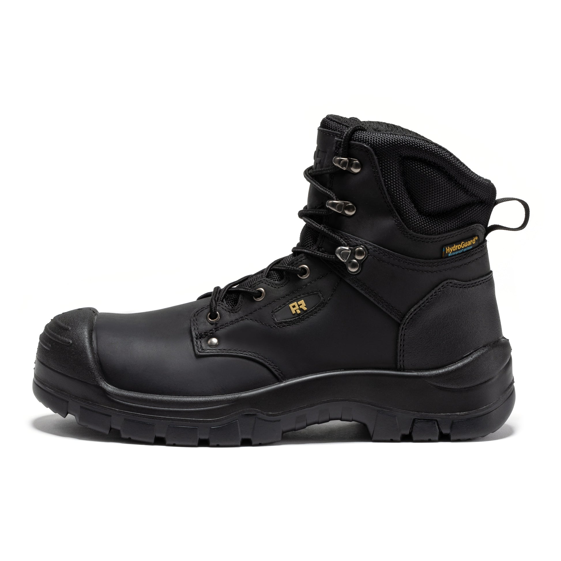 ROCKROOSTER Woodland Black 6 inch Waterproof Composite Toe Leather Work Boots AK662 Rock Rooster Footwear Inc