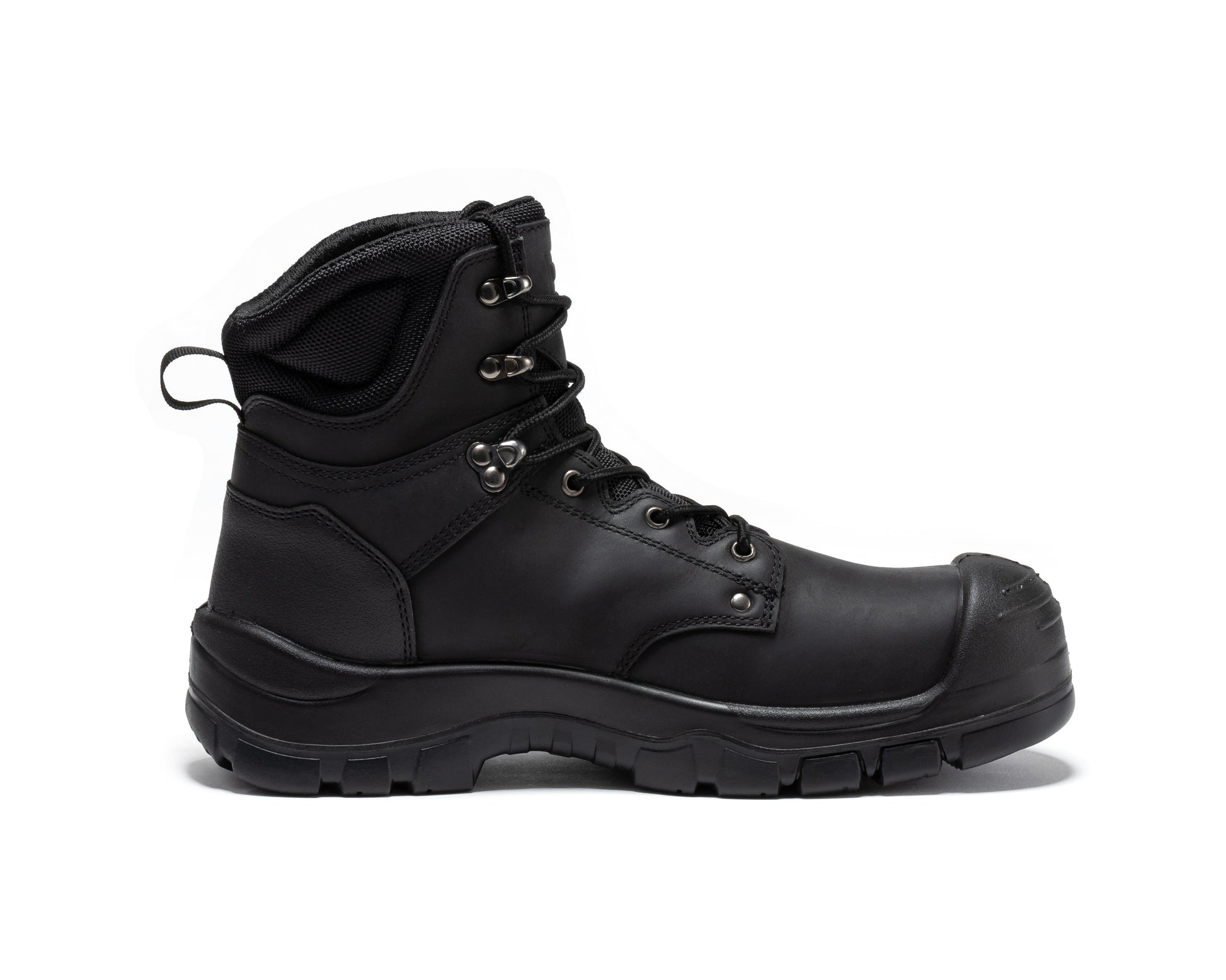 ROCKROOSTER Woodland Black 6 inch Waterproof Composite Toe Leather Work Boots AK662 Rock Rooster Footwear Inc