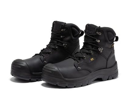 ROCKROOSTER Woodland Black 6 inch Waterproof Composite Toe Leather Work Boots AK662 Rock Rooster Footwear Inc