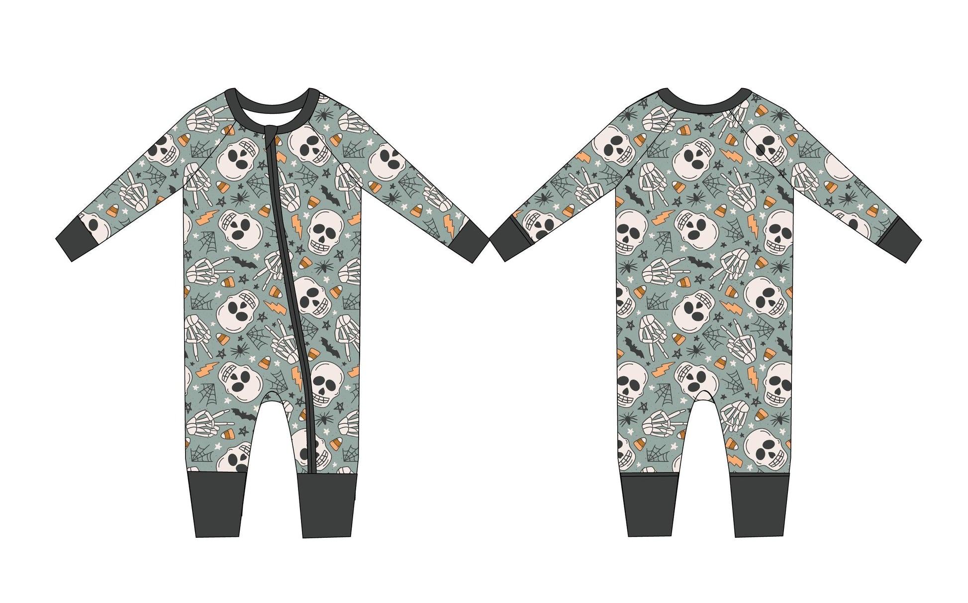 Skeleton (green) - Zippy Blush Lotus