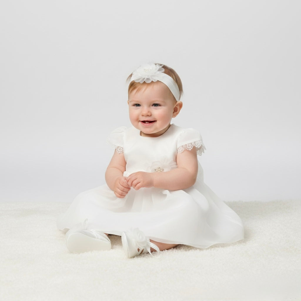 Christening Ivory 3 Piece Set Honey and Hive