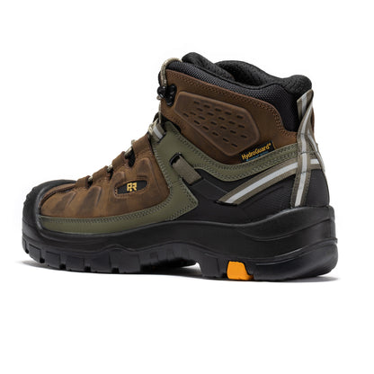 ROCKROOSTER Woodland Brown 6 inch Composite Toe Waterproof Leather Work Boots AK661 Rock Rooster Footwear Inc