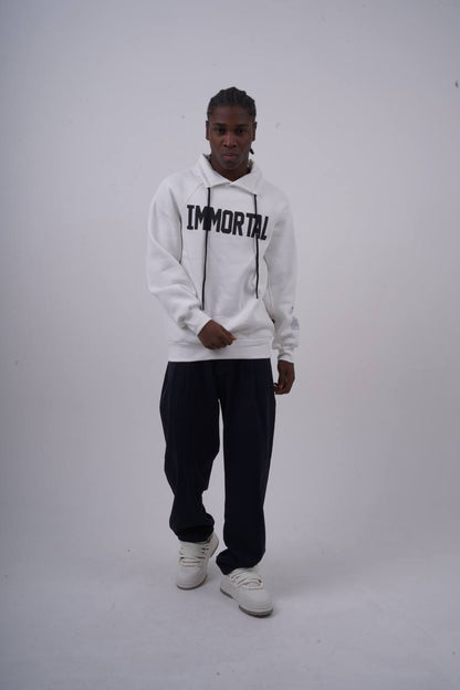 IMMORTAL High-Neck Scuba Hoodie Withinblack