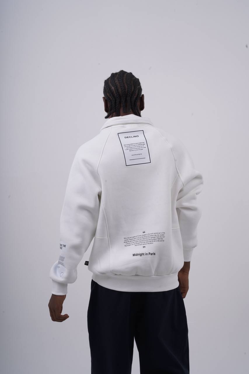 IMMORTAL High-Neck Scuba Hoodie Withinblack