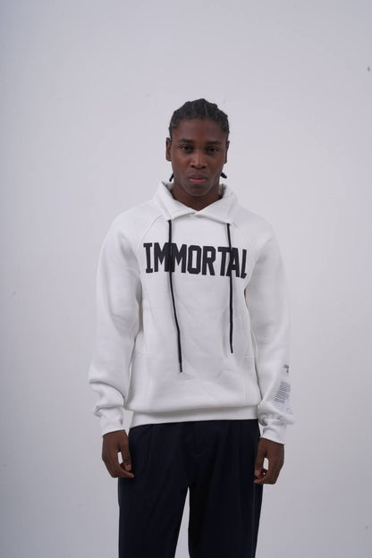 IMMORTAL High-Neck Scuba Hoodie Withinblack