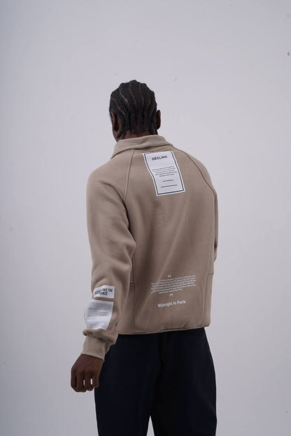 IMMORTAL High-Neck Scuba Hoodie Withinblack