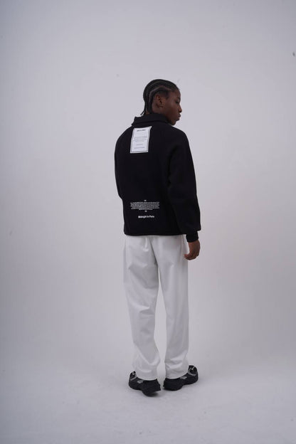 IMMORTAL High-Neck Scuba Hoodie Withinblack