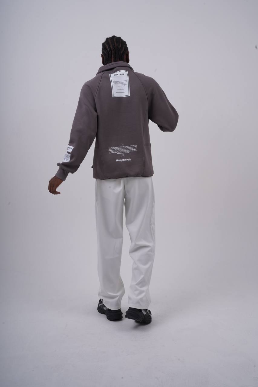 IMMORTAL High-Neck Scuba Hoodie Withinblack