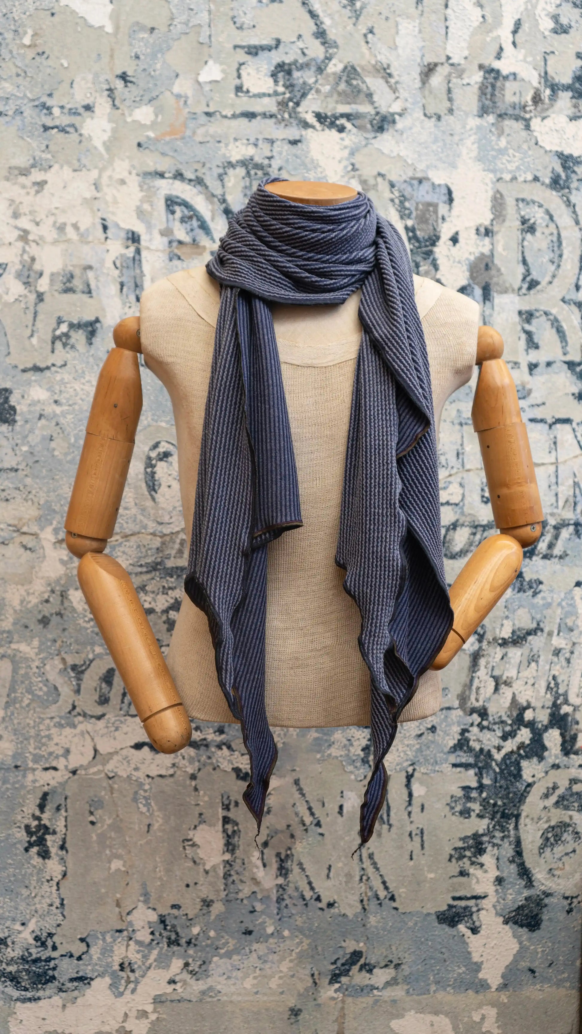 Indigo DNA Scarf Late Sunday Afternoon