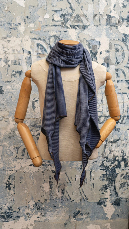 Indigo DNA Scarf Late Sunday Afternoon