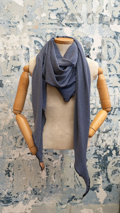 Indigo DNA Scarf Late Sunday Afternoon