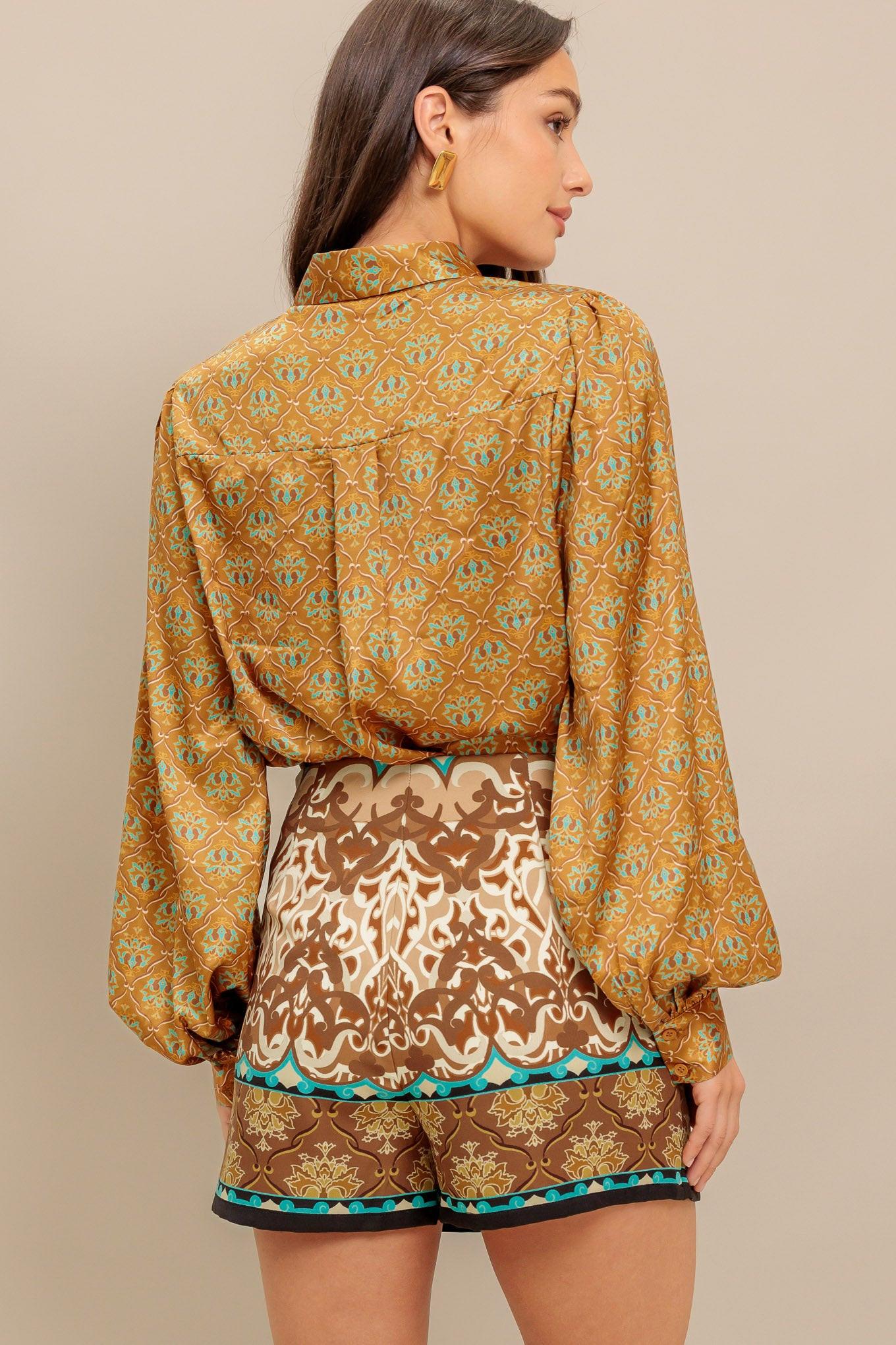 MOROCCAN MUSE WOVEN SKORT Flying Tomato