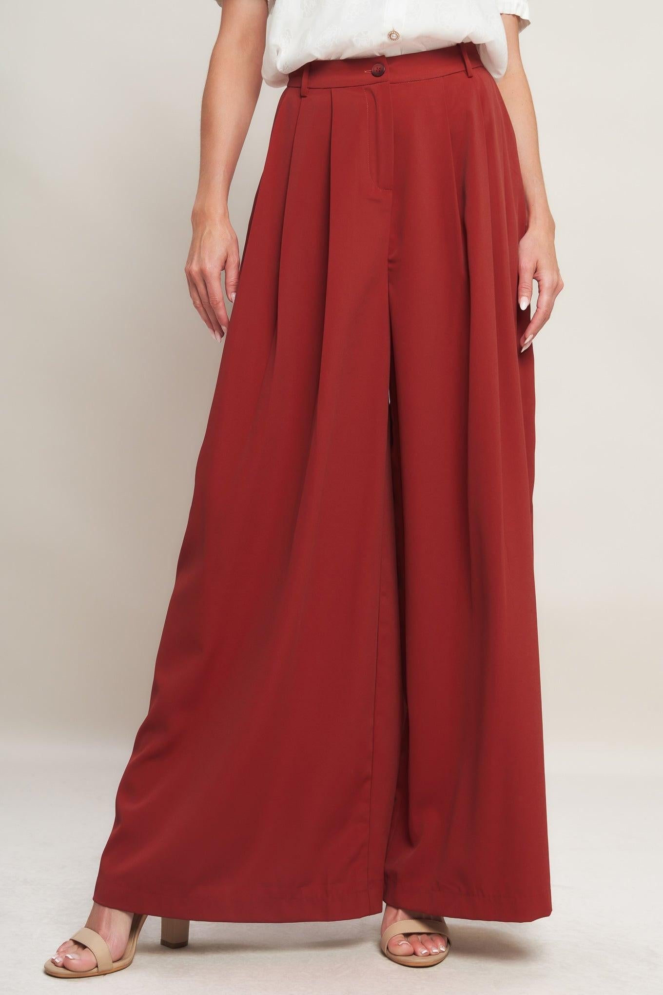 THROW IT BACK WOVEN PANTS Flying Tomato