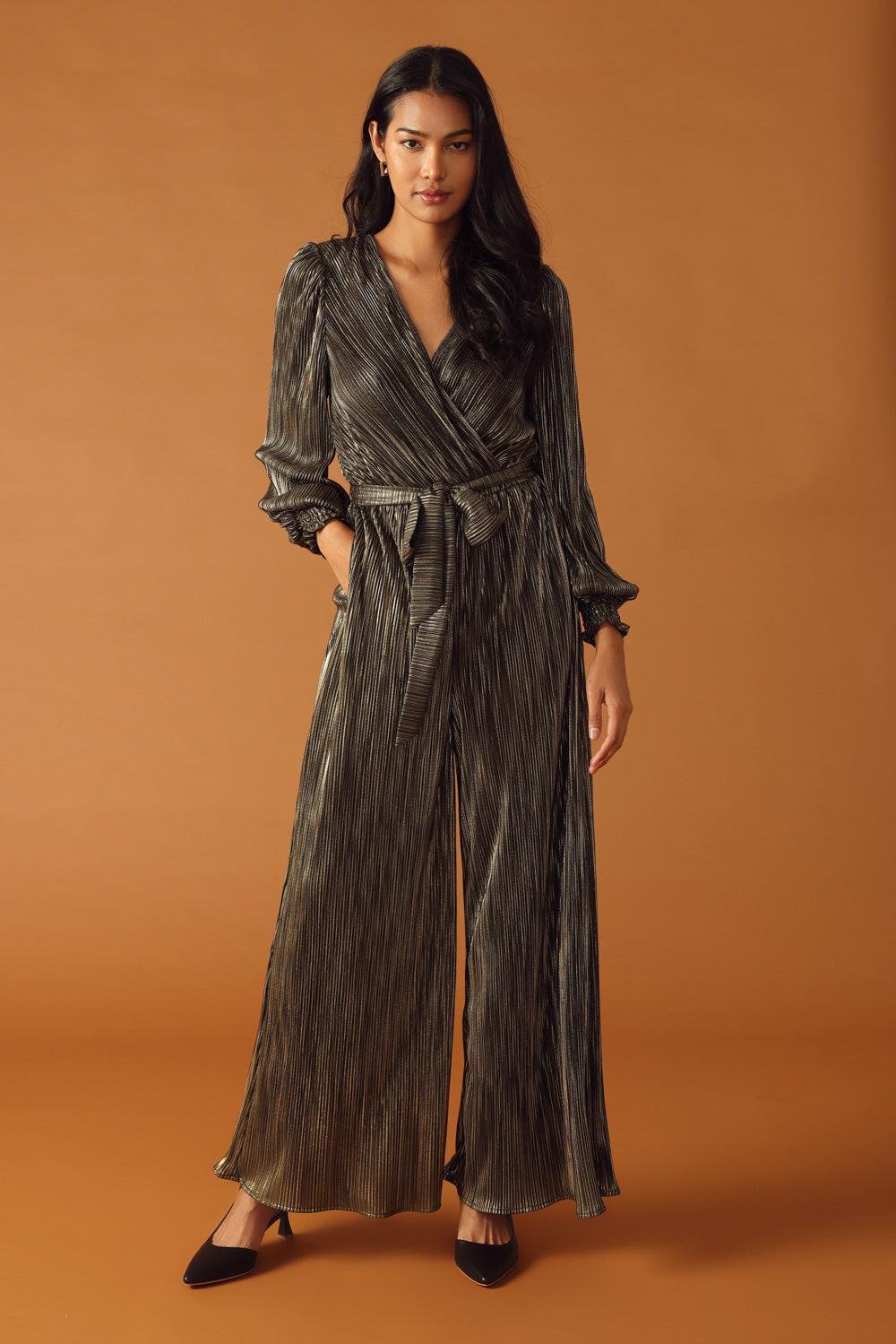 MOMENTS OF CLARITY WOVEN JUMPSUIT Flying Tomato